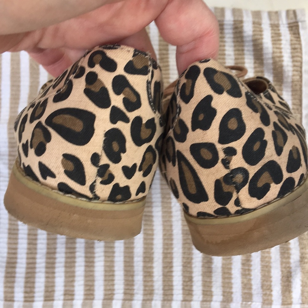EUC Leopard Oxford Shoes - Picture 3 of 9